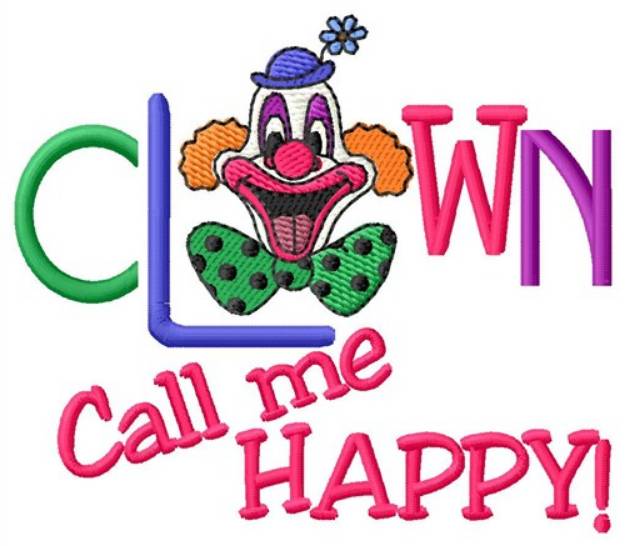 Picture of Call Me Happy Machine Embroidery Design