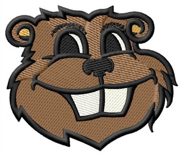 Picture of Gopher Head Machine Embroidery Design