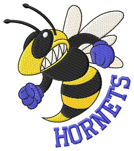 Hornets Machine Embroidery Design