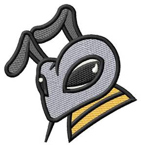 Picture of Hornet Head Machine Embroidery Design