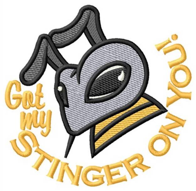 Picture of Stinger On You Machine Embroidery Design