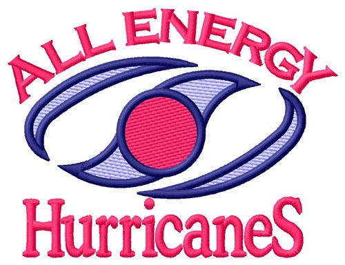 All Energy Hurricanes Machine Embroidery Design