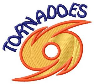 Picture of Tornadoes Mascot Machine Embroidery Design