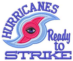 Picture of Hurricanes Strike Machine Embroidery Design