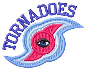 Picture of Tornadoes Mascot Machine Embroidery Design