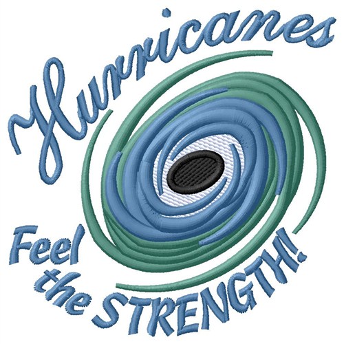 Hurricane Strength Machine Embroidery Design