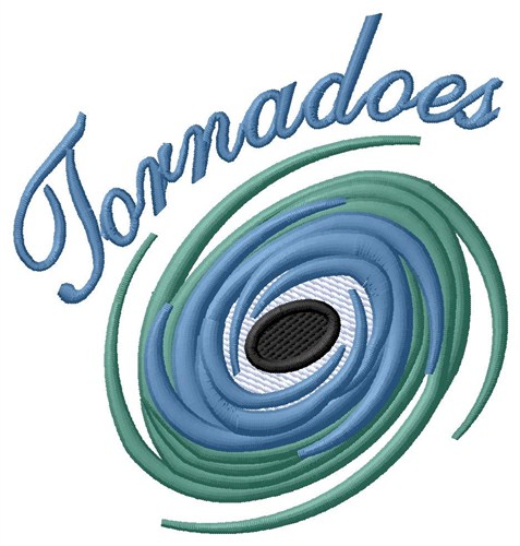 Tornadoes Mascot Machine Embroidery Design