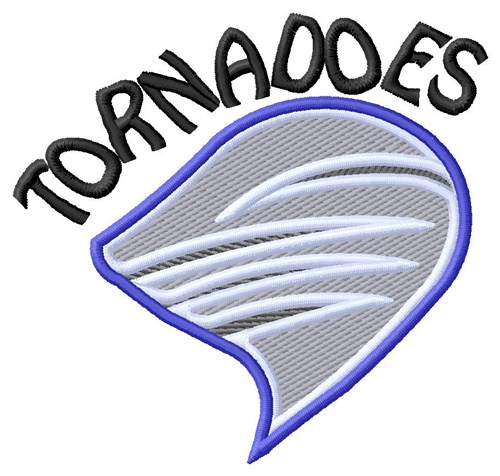 Tornadoes Mascot Machine Embroidery Design