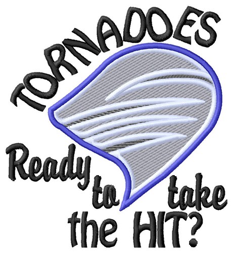 Tornado Hit Machine Embroidery Design