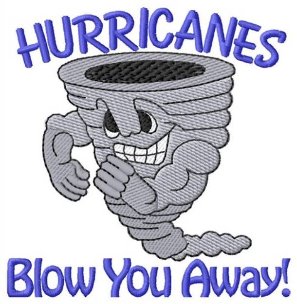 Picture of Hurricanes Blow Away Machine Embroidery Design