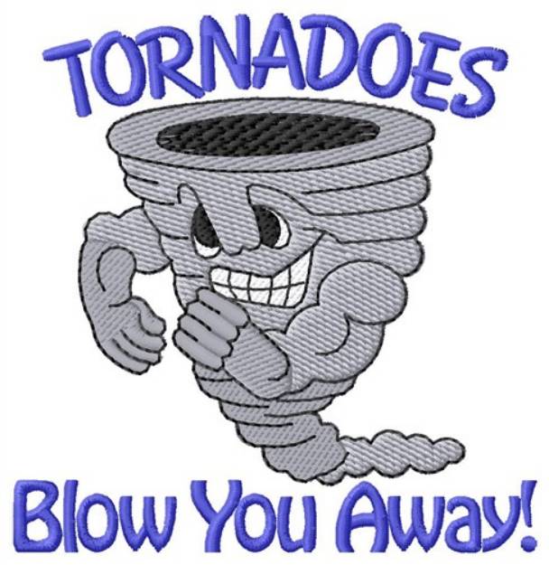 Picture of Tornadoes Blow Away Machine Embroidery Design