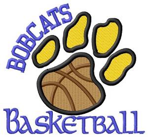 Picture of Bobcats Basketball Machine Embroidery Design
