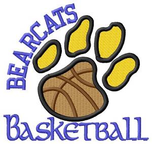 Picture of Bearcats Basketball Machine Embroidery Design