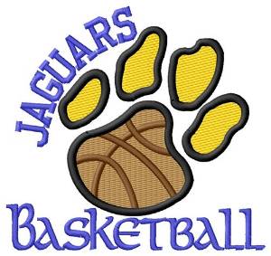Picture of Jaguars Basketball Machine Embroidery Design