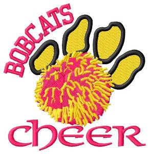 Picture of Bobcats Cheer Machine Embroidery Design