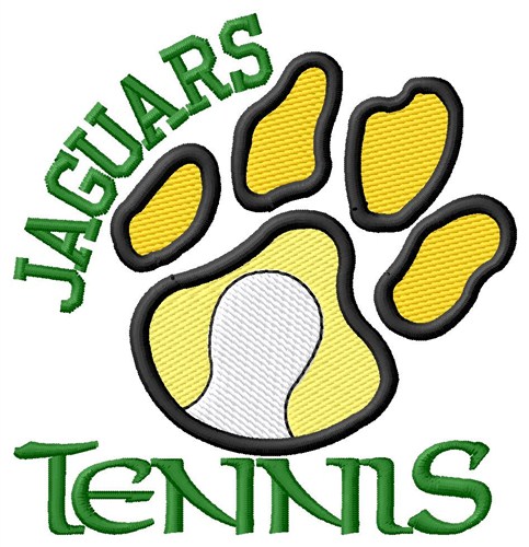 Jaguars Tennis Machine Embroidery Design
