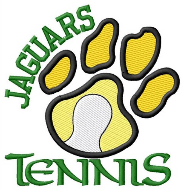 Picture of Jaguars Tennis Machine Embroidery Design