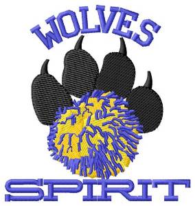Picture of Wolves Spirit Machine Embroidery Design