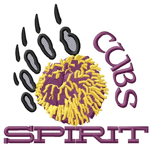 Cubs Spirit Machine Embroidery Design