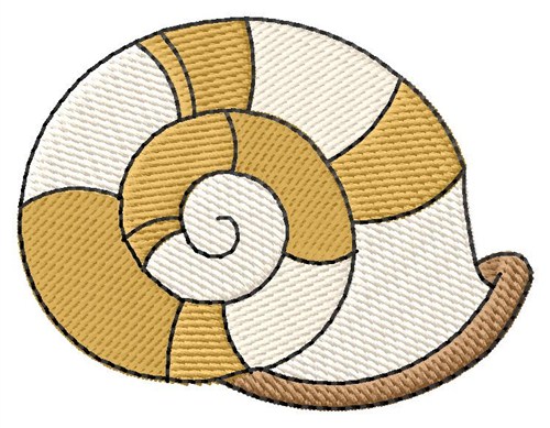 Snail Shell Machine Embroidery Design