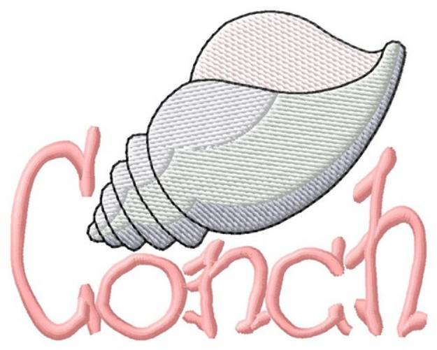 Picture of Conch Machine Embroidery Design