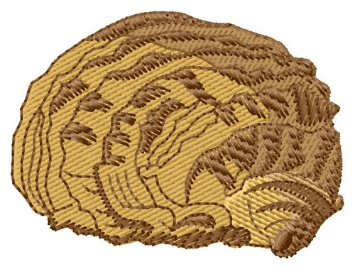 Oyster Shell Machine Embroidery Design