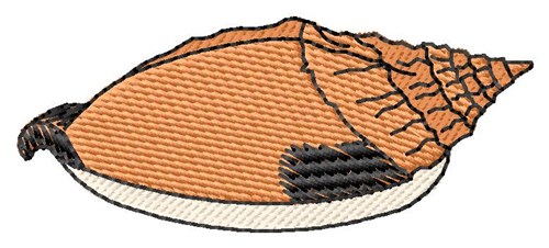 Ear Shell Machine Embroidery Design