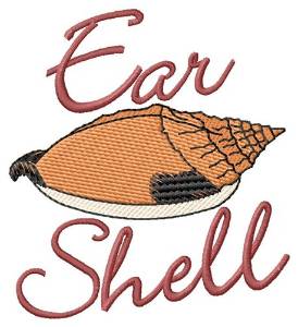 Picture of Ear Shell Machine Embroidery Design