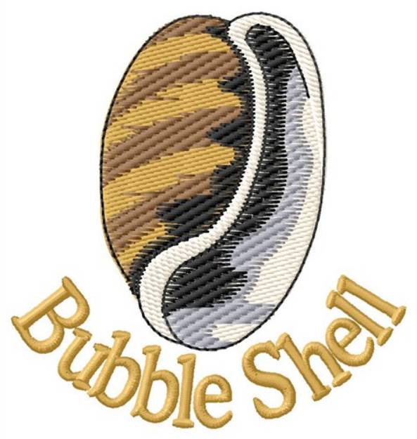 Picture of Bubble Shell Machine Embroidery Design