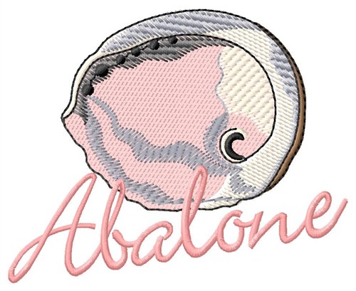 Abalone Machine Embroidery Design