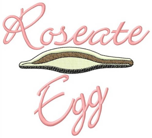 Picture of Roseate Egg Machine Embroidery Design