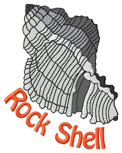 Rock Shell Machine Embroidery Design