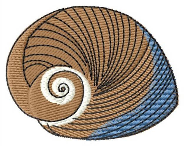 Picture of Periwinkle Shell Machine Embroidery Design