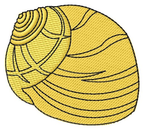 Periwinkle Shell Machine Embroidery Design