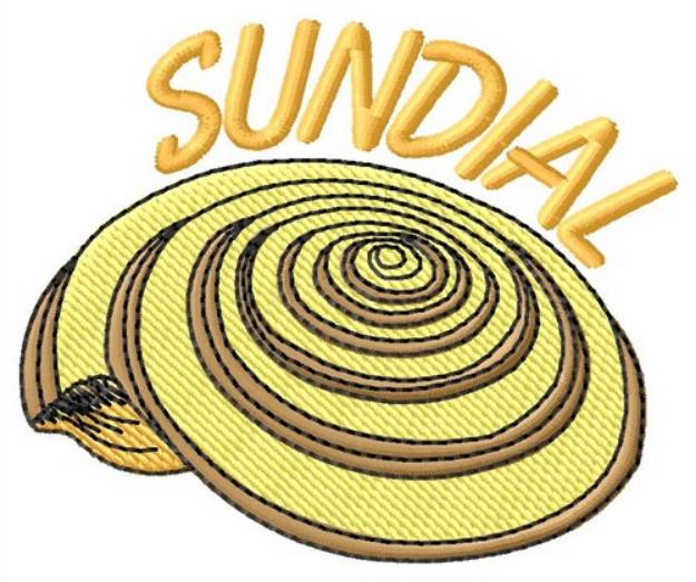 Picture of Sundial Machine Embroidery Design