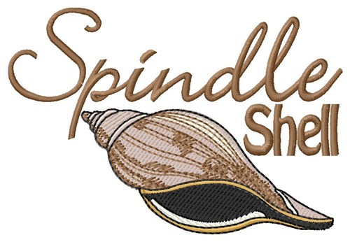 Spindle Shell Machine Embroidery Design