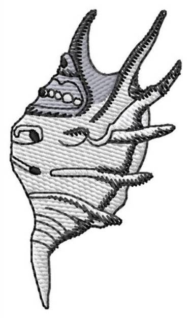 Picture of Spider Conch Shell Machine Embroidery Design