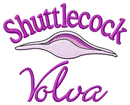 Shuttlecock Volva Machine Embroidery Design