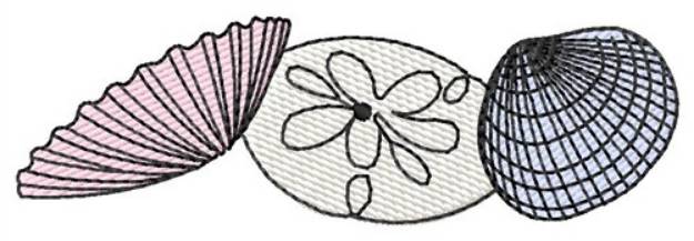 Picture of Shell Border Machine Embroidery Design