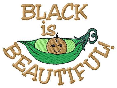 Black Is Beautiful Machine Embroidery Design