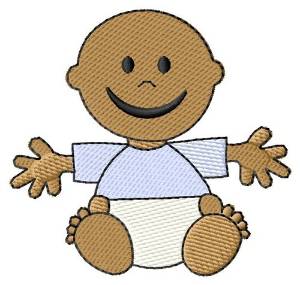 Picture of Boy Baby Machine Embroidery Design