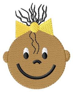 Picture of Girl Face Machine Embroidery Design