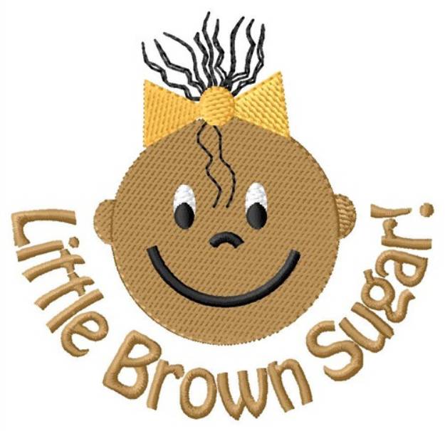 Picture of Brown Sugar Girl Machine Embroidery Design