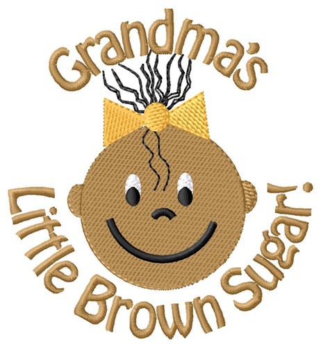Grandmas Brown Sugar Machine Embroidery Design