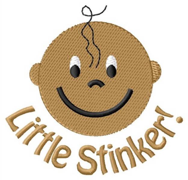 Picture of Little Boy Stinker Machine Embroidery Design