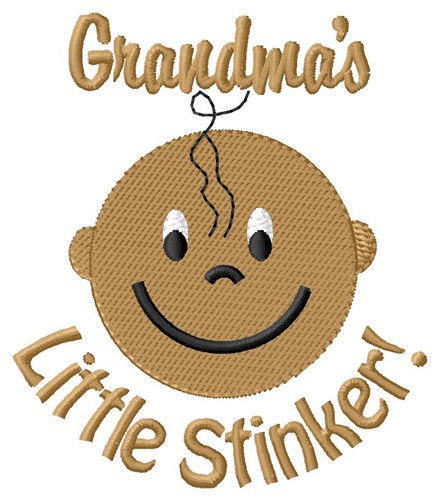 Grandmas Stinker Machine Embroidery Design