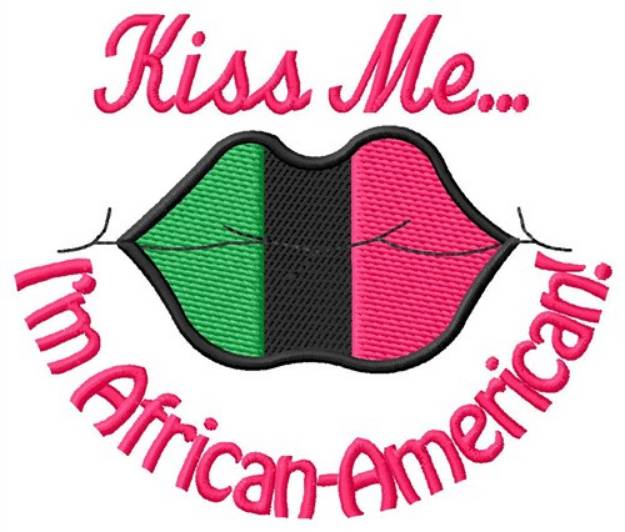 Picture of Im African American Machine Embroidery Design