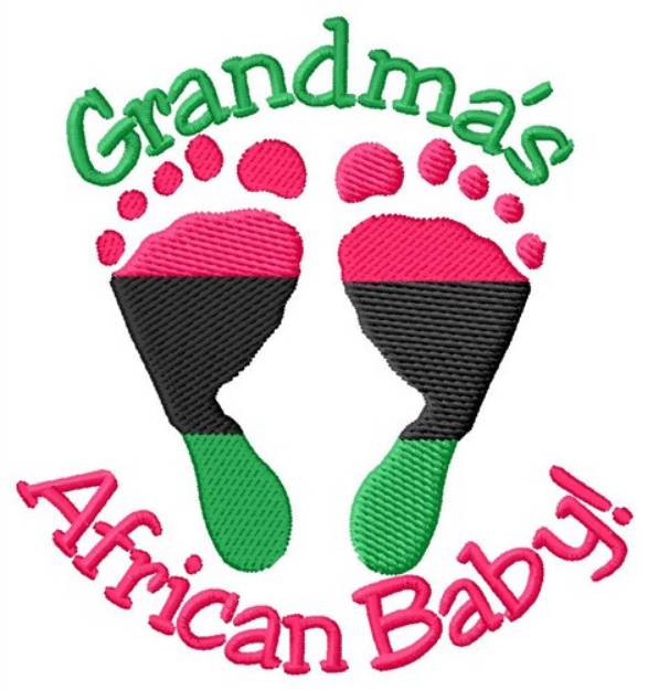 Picture of Grandmas Baby Machine Embroidery Design