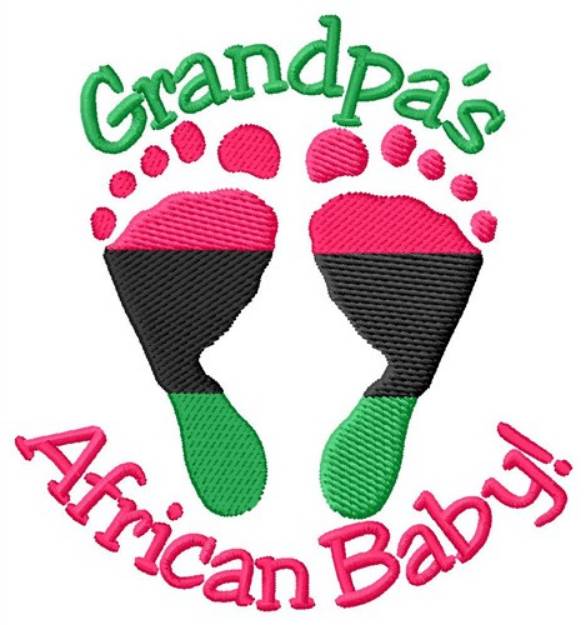 Picture of Grandpas Baby Machine Embroidery Design