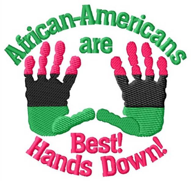 Picture of Best African Americans Machine Embroidery Design
